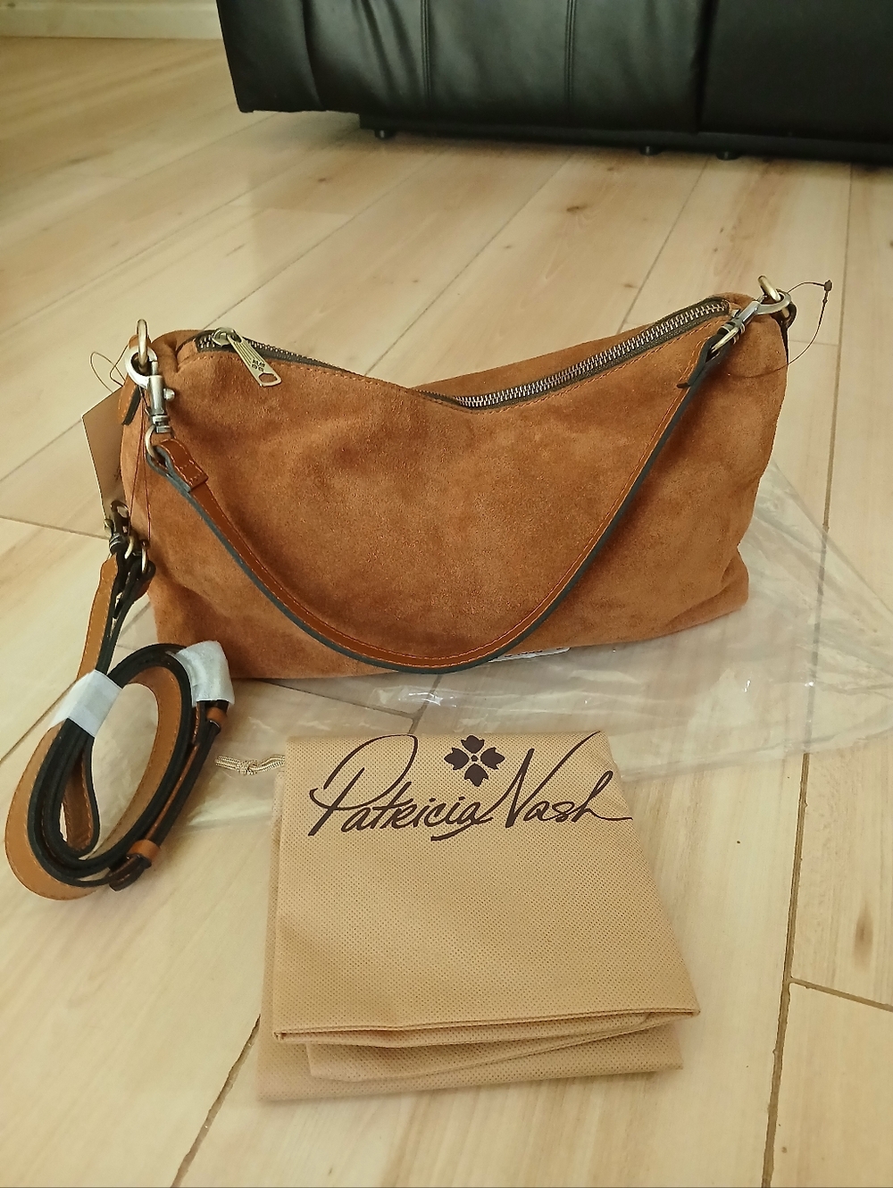 NWT Patricia Nash Suede Bag True Beauty